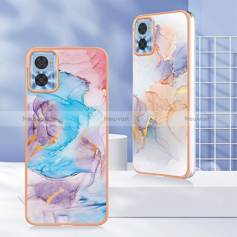 Silicone Candy Rubber Gel Fashionable Pattern Soft Case Cover YB3 for Motorola Moto E22i