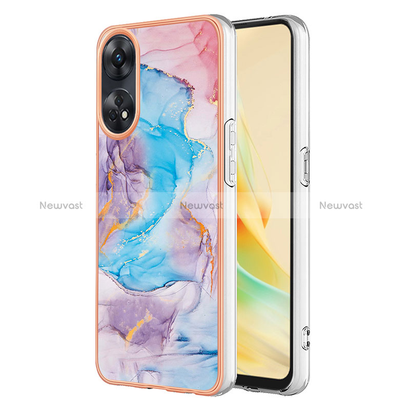 Silicone Candy Rubber Gel Fashionable Pattern Soft Case Cover YB3 for Oppo Reno8 T 4G