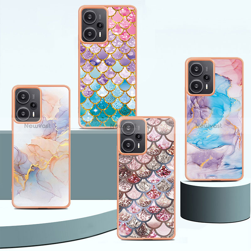 Silicone Candy Rubber Gel Fashionable Pattern Soft Case Cover YB3 for Xiaomi Poco F5 5G