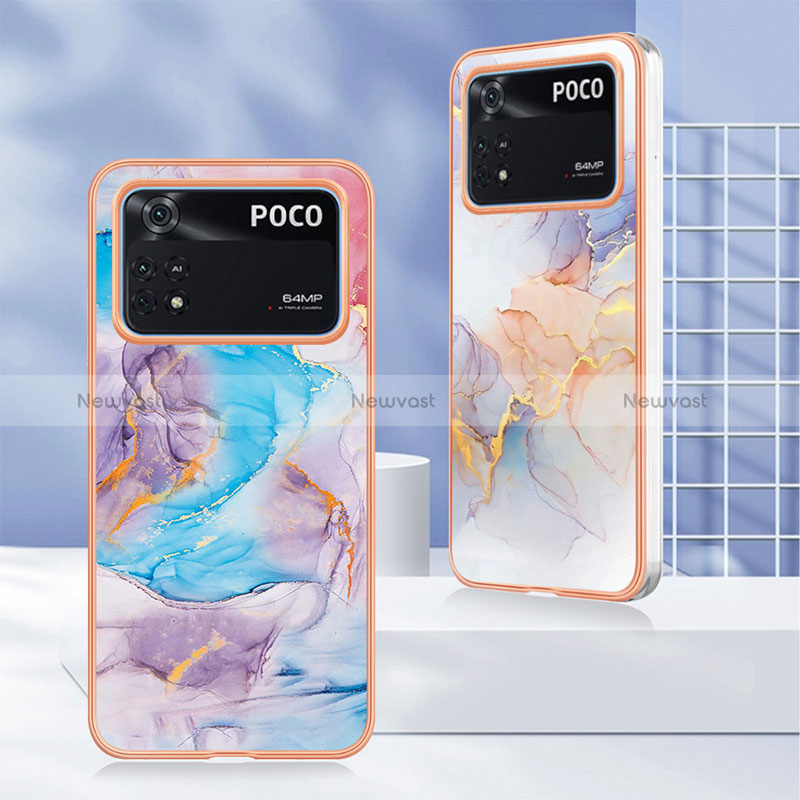 Silicone Candy Rubber Gel Fashionable Pattern Soft Case Cover YB3 for Xiaomi Poco M4 Pro 4G