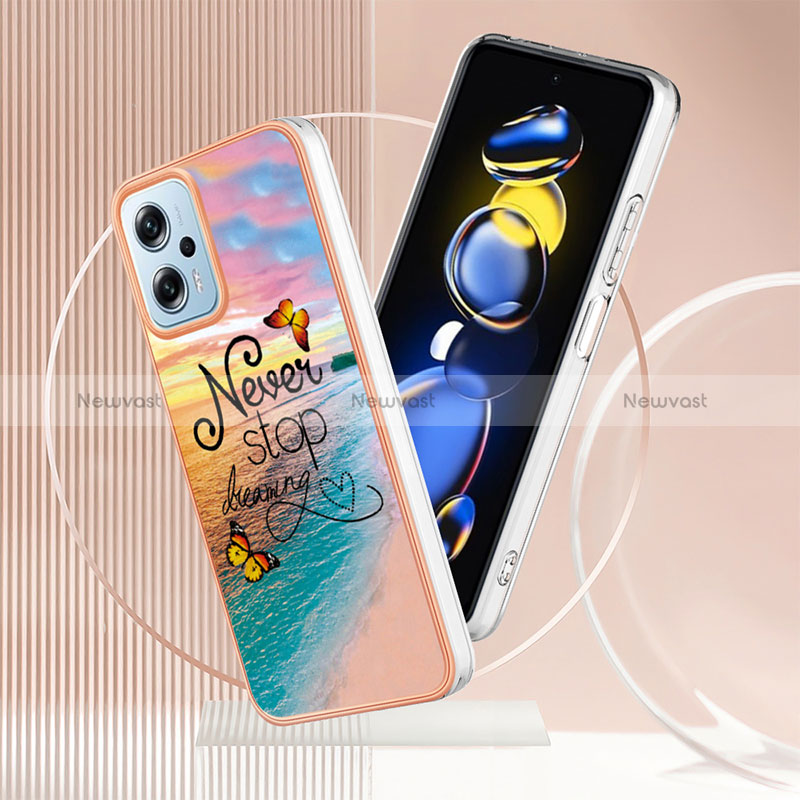 Silicone Candy Rubber Gel Fashionable Pattern Soft Case Cover YB3 for Xiaomi Redmi K50i 5G