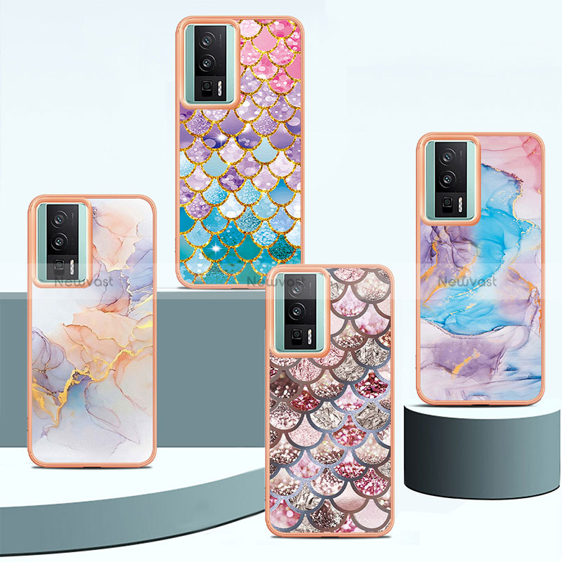 Silicone Candy Rubber Gel Fashionable Pattern Soft Case Cover YB3 for Xiaomi Redmi K60 5G