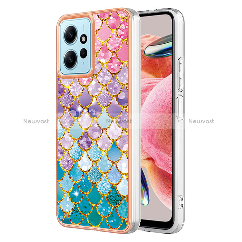 Silicone Candy Rubber Gel Fashionable Pattern Soft Case Cover YB3 for Xiaomi Redmi Note 12 4G