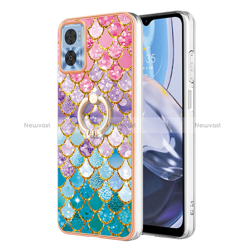 Silicone Candy Rubber Gel Fashionable Pattern Soft Case Cover YB4 for Motorola Moto E22i