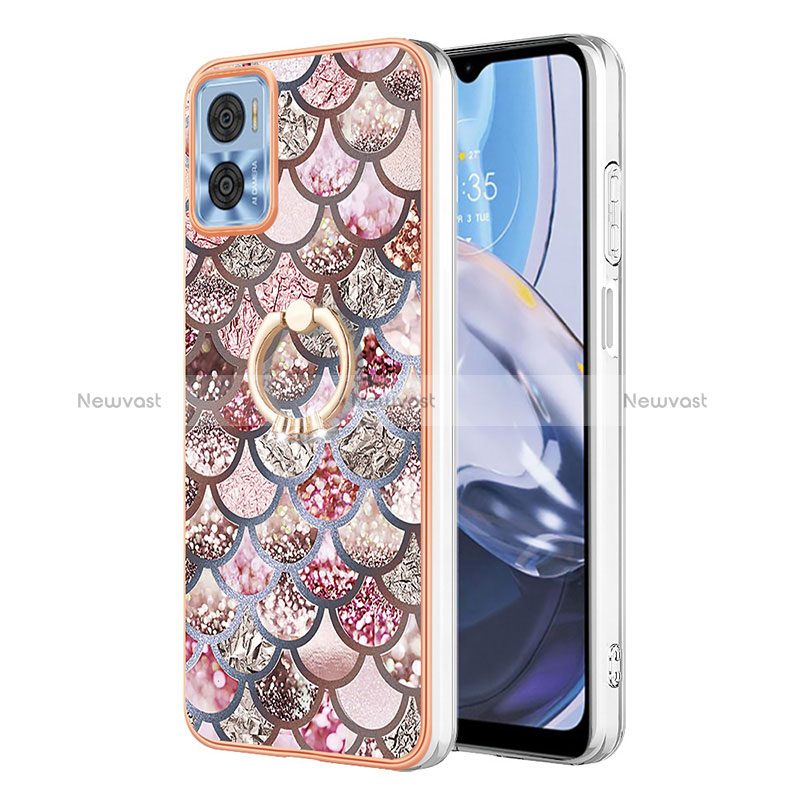 Silicone Candy Rubber Gel Fashionable Pattern Soft Case Cover YB4 for Motorola Moto E22i