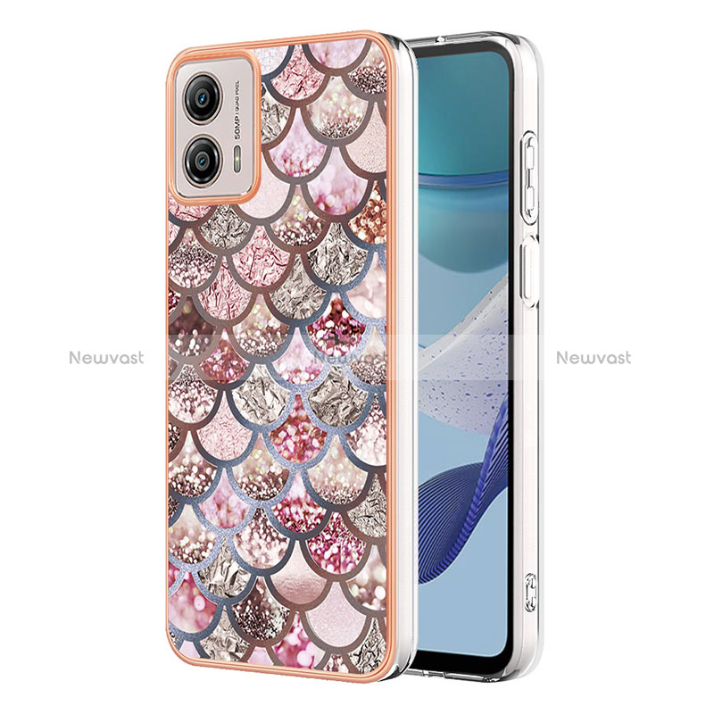 Silicone Candy Rubber Gel Fashionable Pattern Soft Case Cover YB4 for Motorola Moto G53y 5G