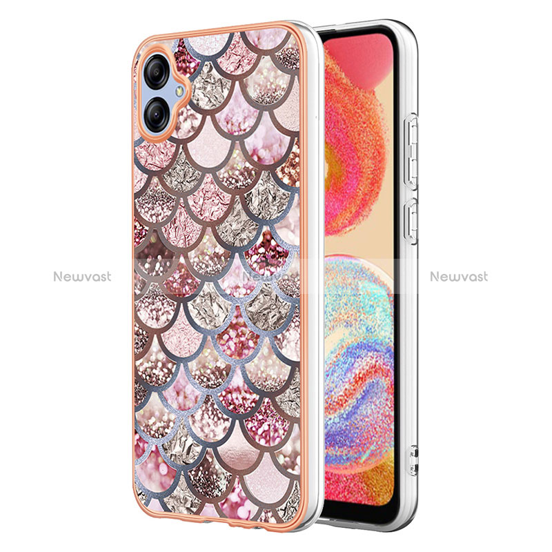 Silicone Candy Rubber Gel Fashionable Pattern Soft Case Cover YB4 for Samsung Galaxy M04