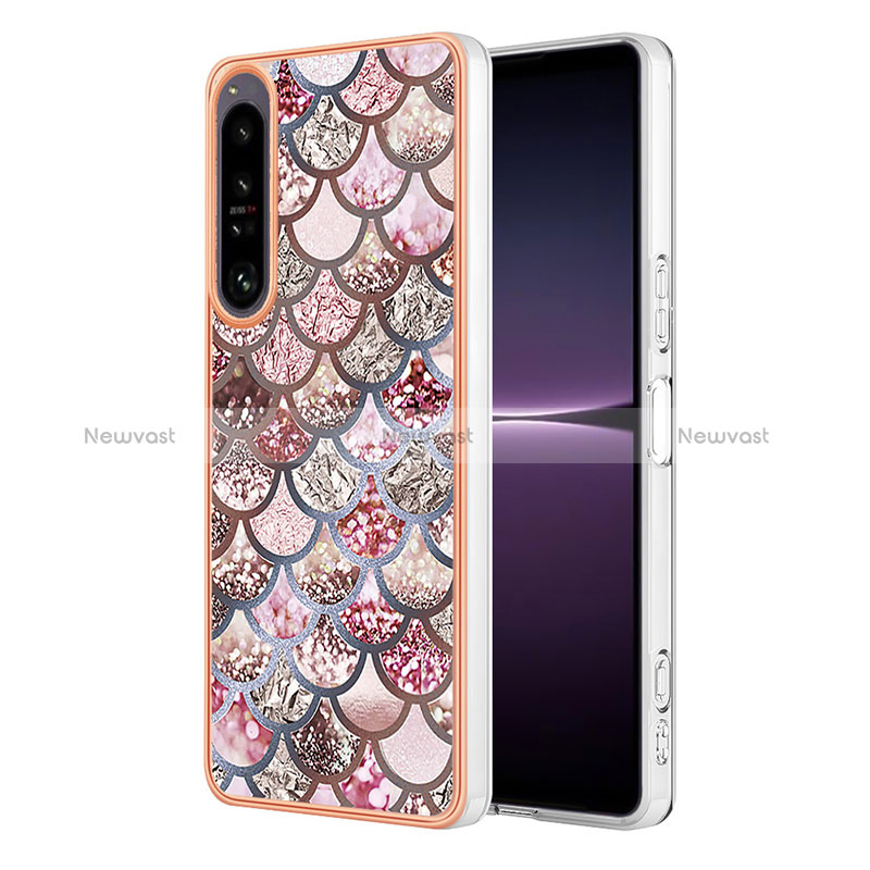 Silicone Candy Rubber Gel Fashionable Pattern Soft Case Cover YB4 for Sony Xperia 1 IV