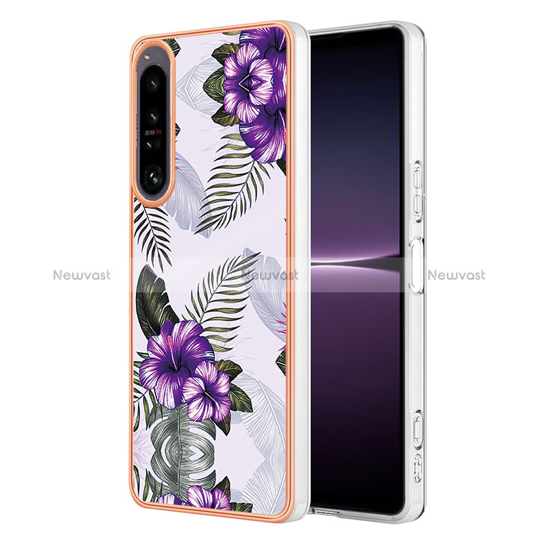 Silicone Candy Rubber Gel Fashionable Pattern Soft Case Cover YB4 for Sony Xperia 1 IV