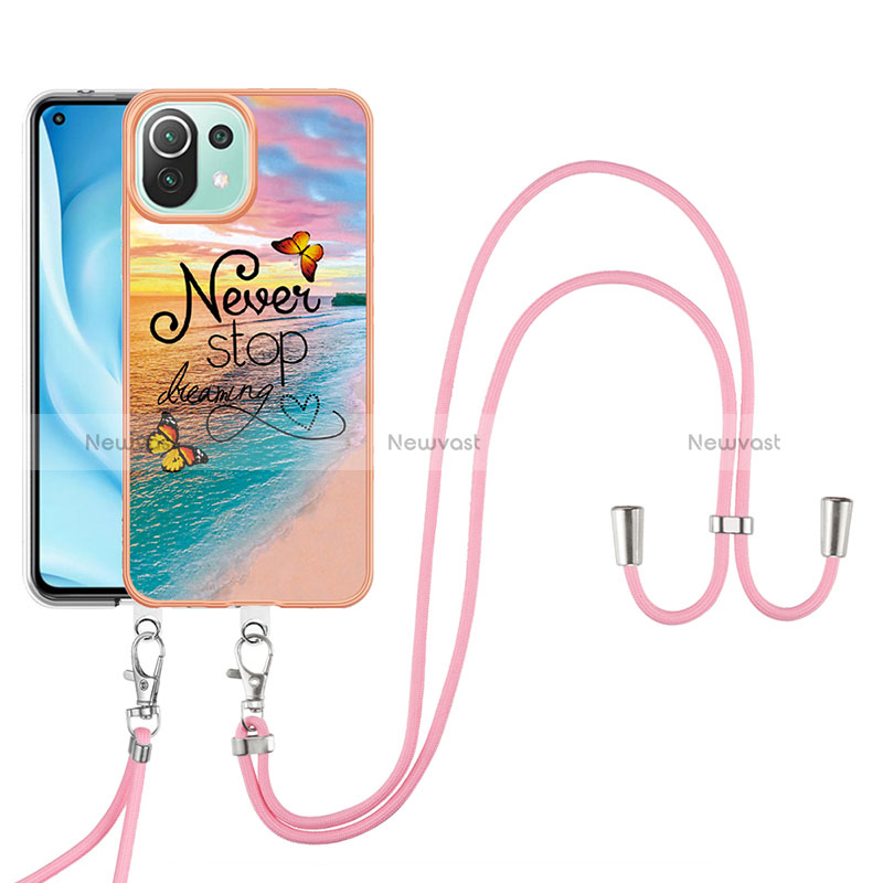 Silicone Candy Rubber Gel Fashionable Pattern Soft Case Cover YB4 for Xiaomi Mi 11 Lite 5G
