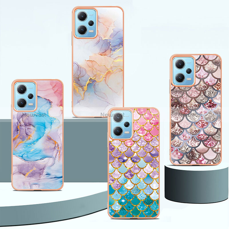 Silicone Candy Rubber Gel Fashionable Pattern Soft Case Cover YB4 for Xiaomi Redmi Note 12 5G