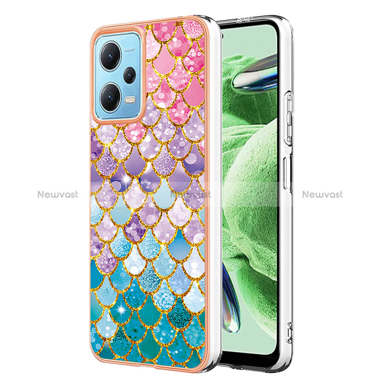 Silicone Candy Rubber Gel Fashionable Pattern Soft Case Cover YB4 for Xiaomi Redmi Note 12 5G Colorful