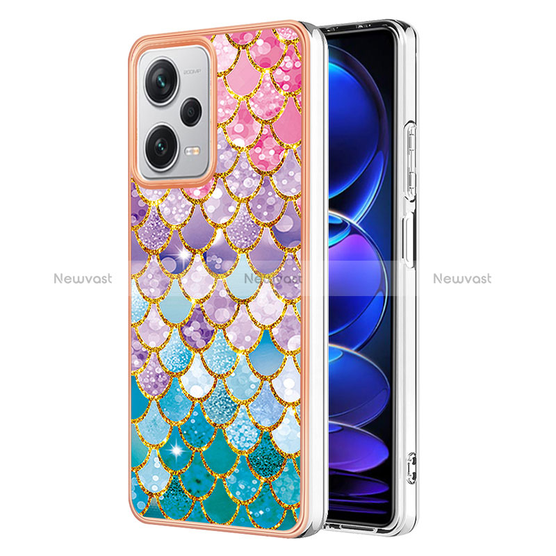 Silicone Candy Rubber Gel Fashionable Pattern Soft Case Cover YB4 for Xiaomi Redmi Note 12 Explorer