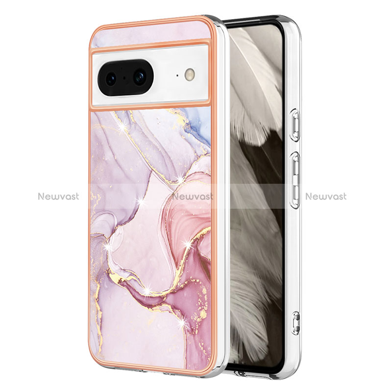 Silicone Candy Rubber Gel Fashionable Pattern Soft Case Cover YB5 for Google Pixel 8 5G