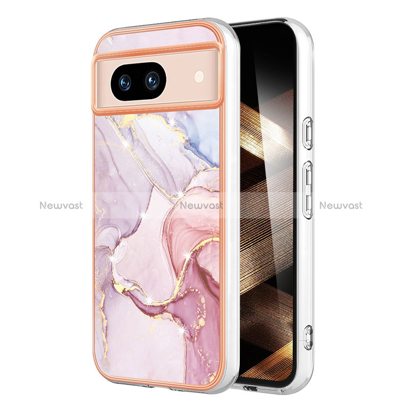 Silicone Candy Rubber Gel Fashionable Pattern Soft Case Cover YB5 for Google Pixel 8a 5G