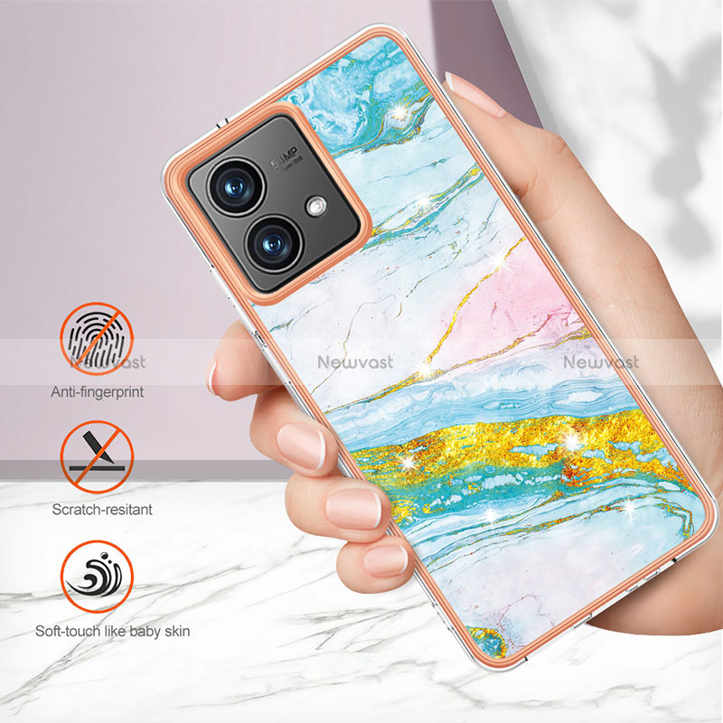 Silicone Candy Rubber Gel Fashionable Pattern Soft Case Cover YB5 for Motorola Moto G84 5G