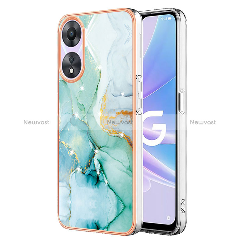 Silicone Candy Rubber Gel Fashionable Pattern Soft Case Cover YB5 for Oppo A78 5G