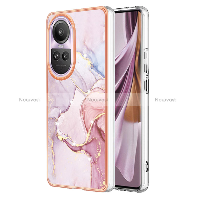 Silicone Candy Rubber Gel Fashionable Pattern Soft Case Cover YB5 for Oppo Reno10 5G