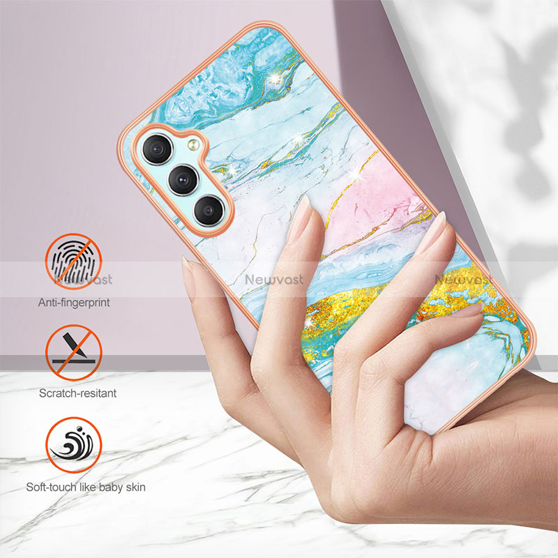 Silicone Candy Rubber Gel Fashionable Pattern Soft Case Cover YB5 for Samsung Galaxy A24 4G