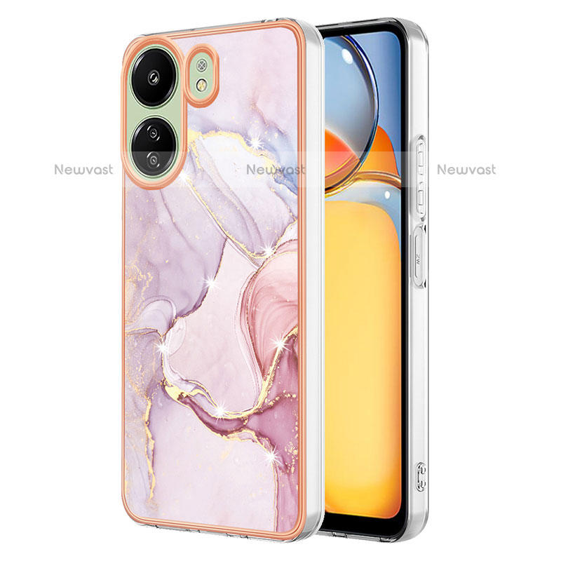 Silicone Candy Rubber Gel Fashionable Pattern Soft Case Cover YB5 for Xiaomi Poco C65