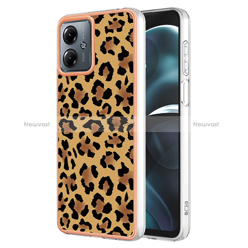 Silicone Candy Rubber Gel Fashionable Pattern Soft Case Cover YB6 for Motorola Moto G14