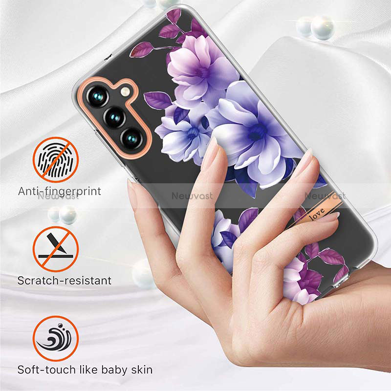 Silicone Candy Rubber Gel Fashionable Pattern Soft Case Cover YB6 for Samsung Galaxy Quantum4 5G