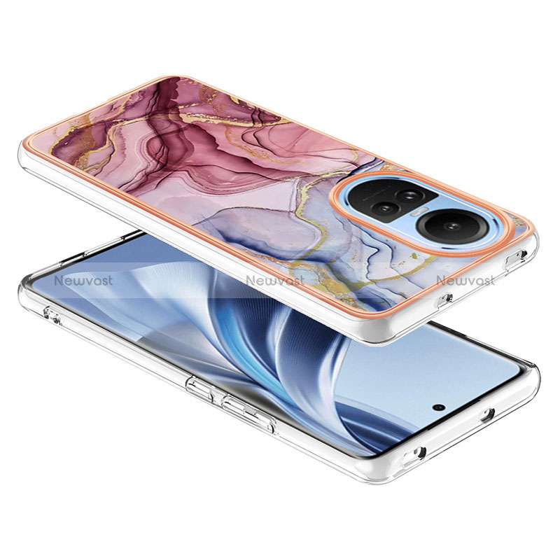 Silicone Candy Rubber Gel Fashionable Pattern Soft Case Cover YB7 for Oppo Reno10 5G