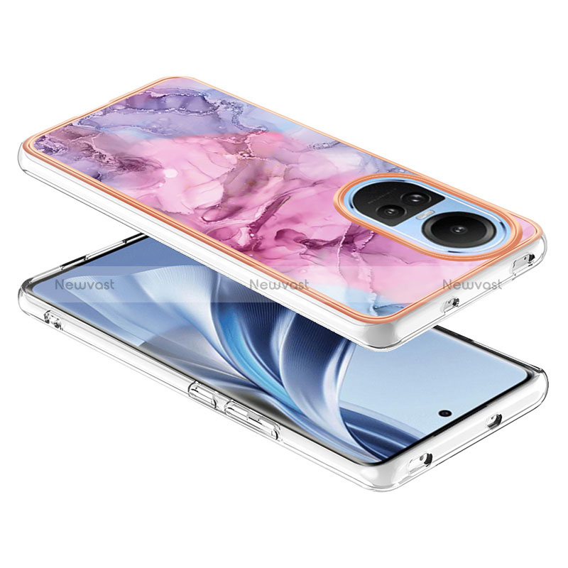 Silicone Candy Rubber Gel Fashionable Pattern Soft Case Cover YB7 for Oppo Reno10 5G