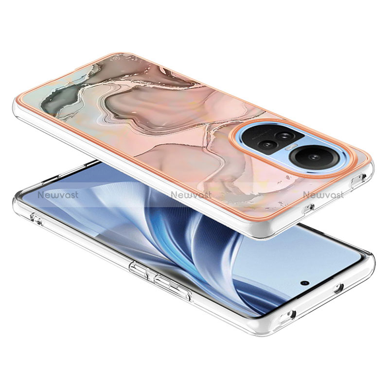 Silicone Candy Rubber Gel Fashionable Pattern Soft Case Cover YB7 for Oppo Reno10 Pro 5G Mixed