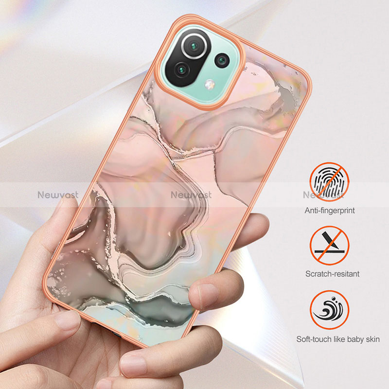 Silicone Candy Rubber Gel Fashionable Pattern Soft Case Cover YB7 for Xiaomi Mi 11 Lite 5G NE