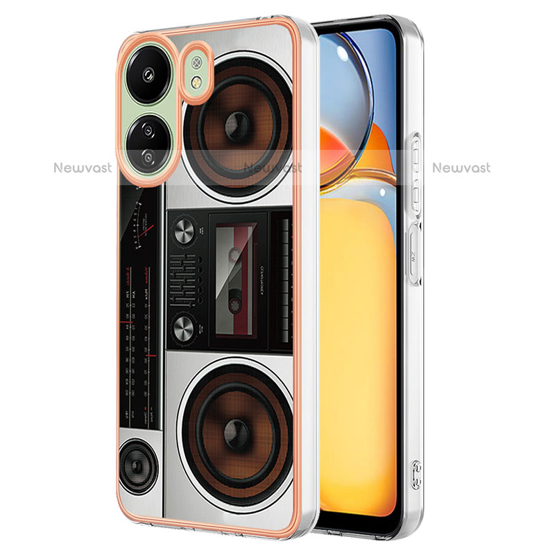 Silicone Candy Rubber Gel Fashionable Pattern Soft Case Cover YB8 for Xiaomi Poco C65