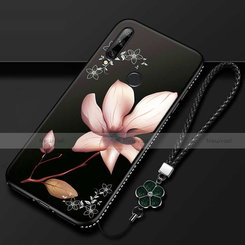 Silicone Candy Rubber Gel Flowers Soft Case Cover for Huawei Enjoy 10 Plus