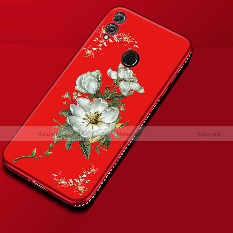 Silicone Candy Rubber Gel Flowers Soft Case Cover for Huawei Honor 8X