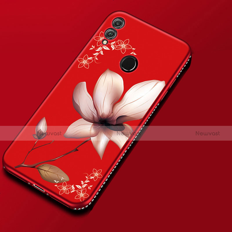 Silicone Candy Rubber Gel Flowers Soft Case Cover for Huawei Honor 8X Mixed