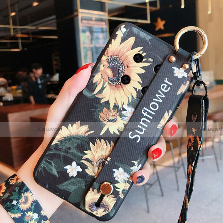 Silicone Candy Rubber Gel Flowers Soft Case Cover for Huawei Mate 40 Pro