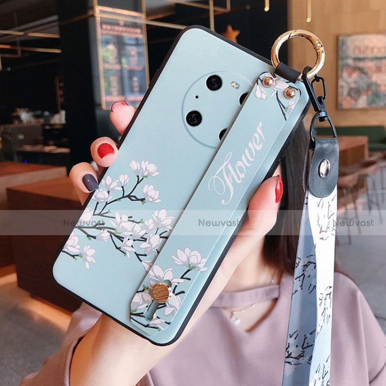 Silicone Candy Rubber Gel Flowers Soft Case Cover for Huawei Mate 40 Pro