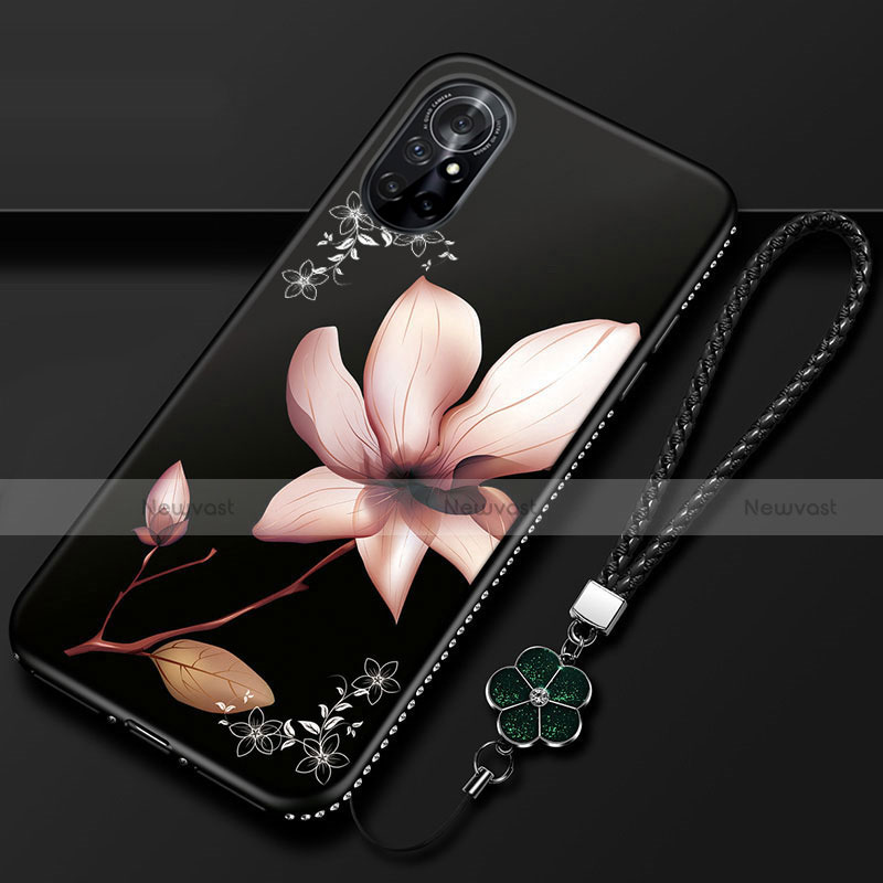 Silicone Candy Rubber Gel Flowers Soft Case Cover for Huawei Nova 8 5G Mixed