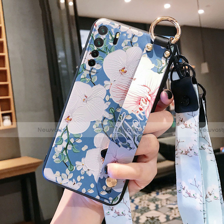 Silicone Candy Rubber Gel Flowers Soft Case Cover for Huawei P40 Lite 5G