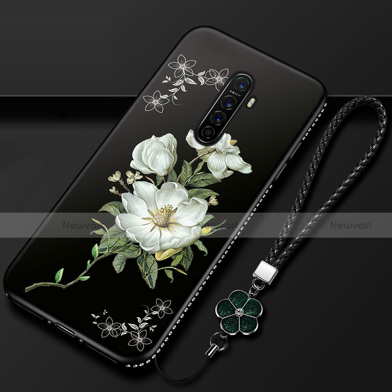 Silicone Candy Rubber Gel Flowers Soft Case Cover for Oppo Reno Ace