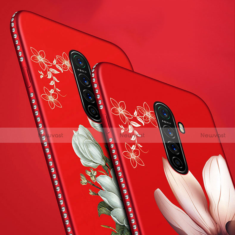 Silicone Candy Rubber Gel Flowers Soft Case Cover for Oppo Reno Ace