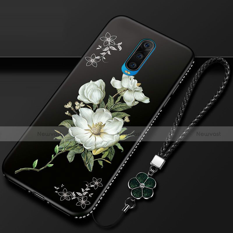 Silicone Candy Rubber Gel Flowers Soft Case Cover for Oppo RX17 Pro