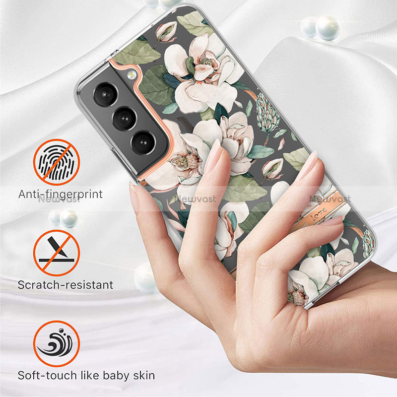 Silicone Candy Rubber Gel Flowers Soft Case Cover for Samsung Galaxy S24 Plus 5G