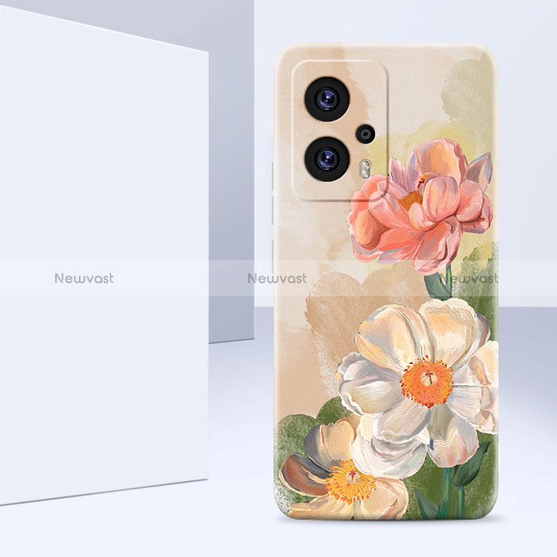 Silicone Candy Rubber Gel Flowers Soft Case Cover for Xiaomi Poco X4 GT 5G