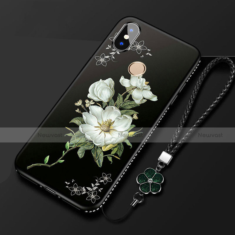 Silicone Candy Rubber Gel Flowers Soft Case Cover for Xiaomi Redmi 6 Pro Mixed