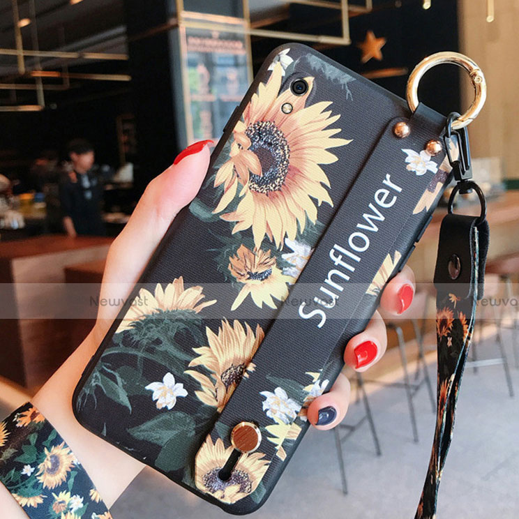 Silicone Candy Rubber Gel Flowers Soft Case Cover for Xiaomi Redmi 9i