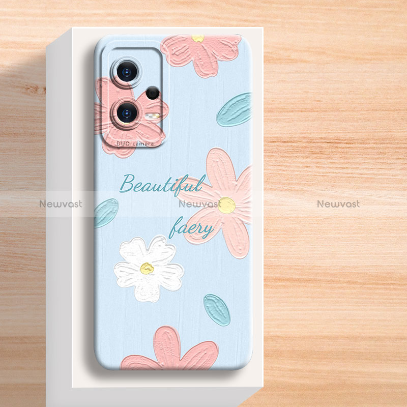 Silicone Candy Rubber Gel Flowers Soft Case Cover for Xiaomi Redmi Note 12 Pro+ Plus 5G