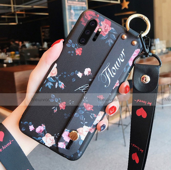 Silicone Candy Rubber Gel Flowers Soft Case Cover K01 for Samsung Galaxy Note 10 Plus