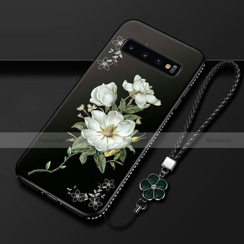 Silicone Candy Rubber Gel Flowers Soft Case Cover K01 for Samsung Galaxy S10 5G