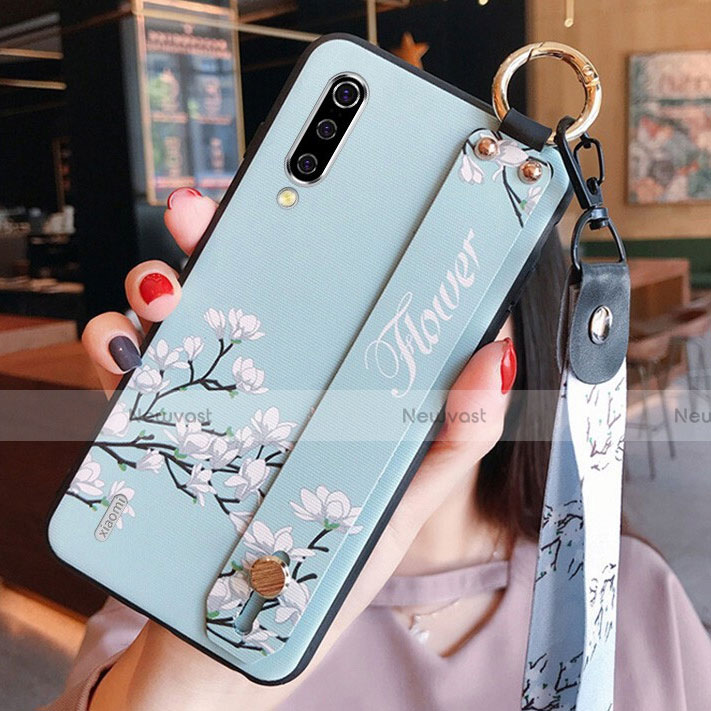 Silicone Candy Rubber Gel Flowers Soft Case Cover K01 for Xiaomi Mi A3