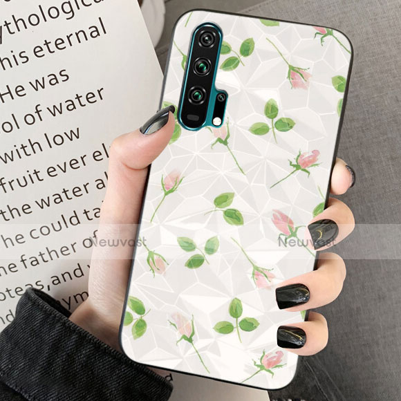 Silicone Candy Rubber Gel Flowers Soft Case Cover K03 for Huawei Honor 20 Pro